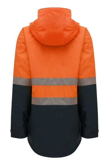 Hard Yakka Two Tone Quilted Taped Hi Vis Jacket Y06685 Metro Workwear.