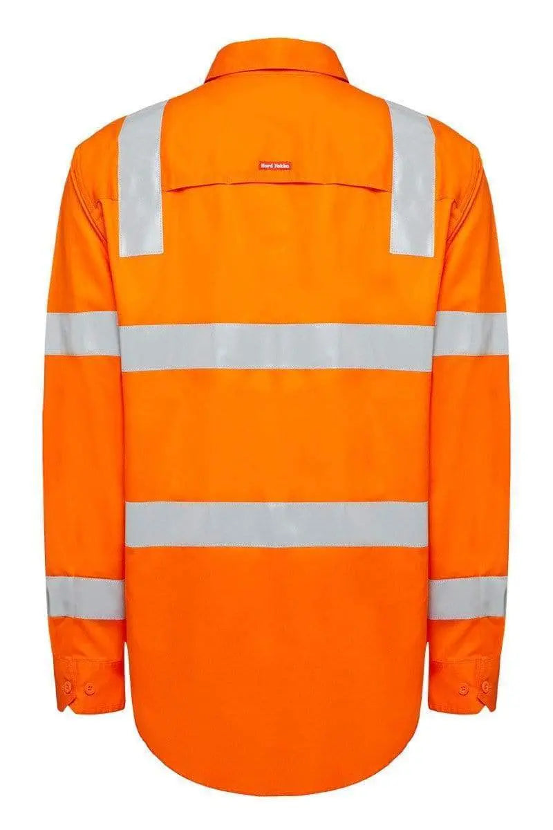 Hard Yakka Biomotion Taped Hi Vis Vic Rail Shirt Y04265 Metro Workwear.
