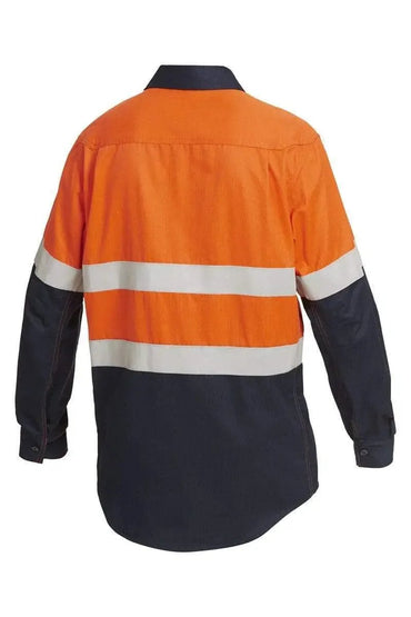 Hard Yakka Flame Retardant HRC2/PPE 2 FR Hi Vis Two Tone Taped Shirt Y04550