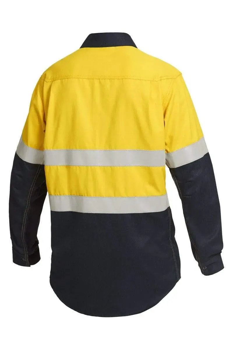 Hard Yakka Flame Retardant HRC2/PPE 2 FR Hi Vis Two Tone Taped Shirt Y04550
