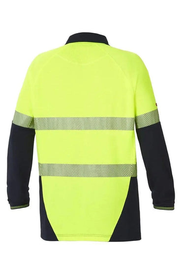 Hard Yakka 2 Tone Taped Hi Vis Polo Shirt Y11379 Metro Workwear.