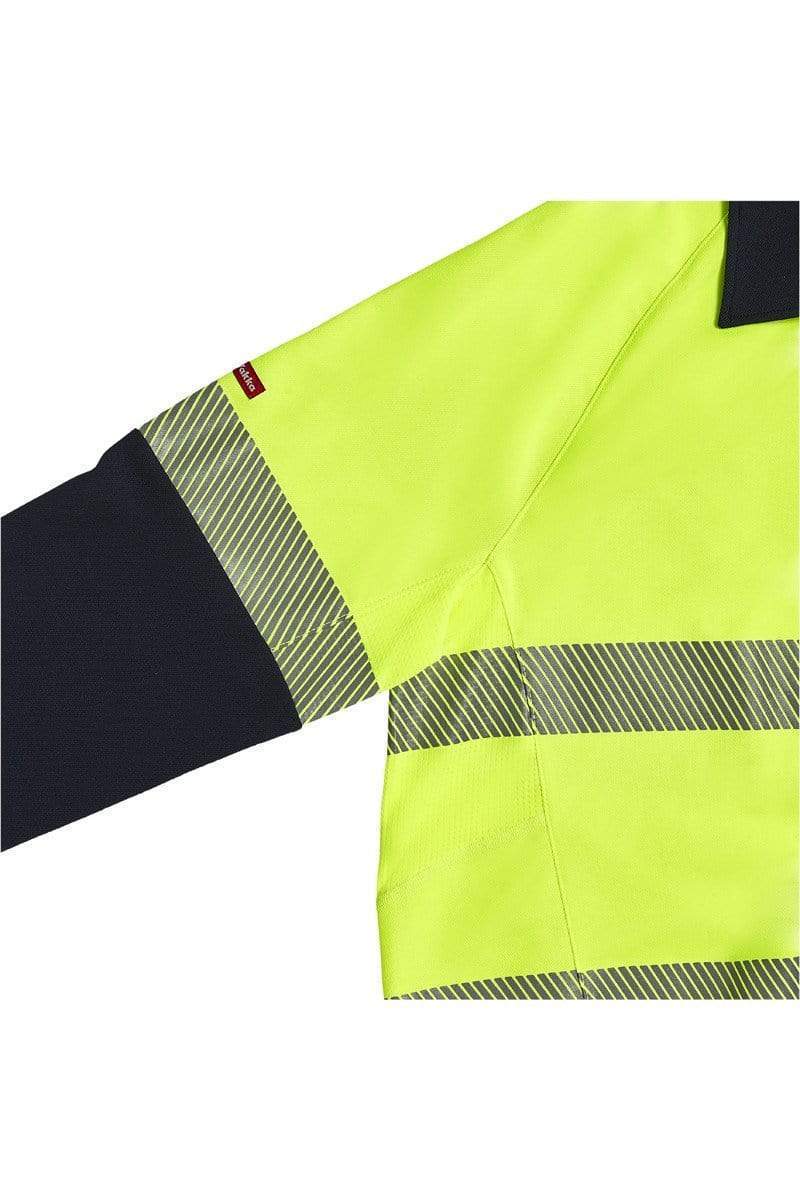 Hard Yakka 2 Tone Taped Hi Vis Polo Shirt Y11379 Metro Workwear.