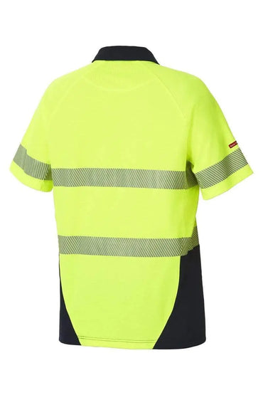 Hard Yakka Hi Vis Taped Polo Shirt Y11383 Metro Workwear.