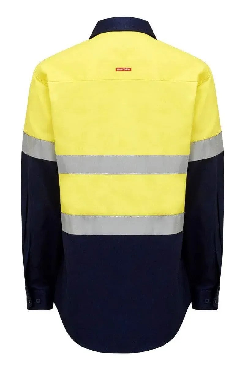 Hard Yakka Long Sleeve Hi Vis Taped Shirt Y04610