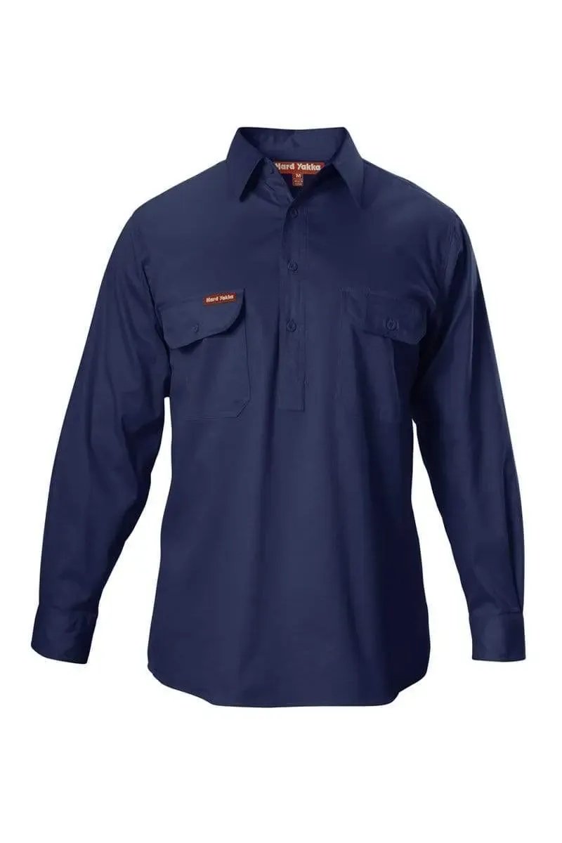 Hard Yakka Long Sleeve Cotton Drill Shirt Y07530