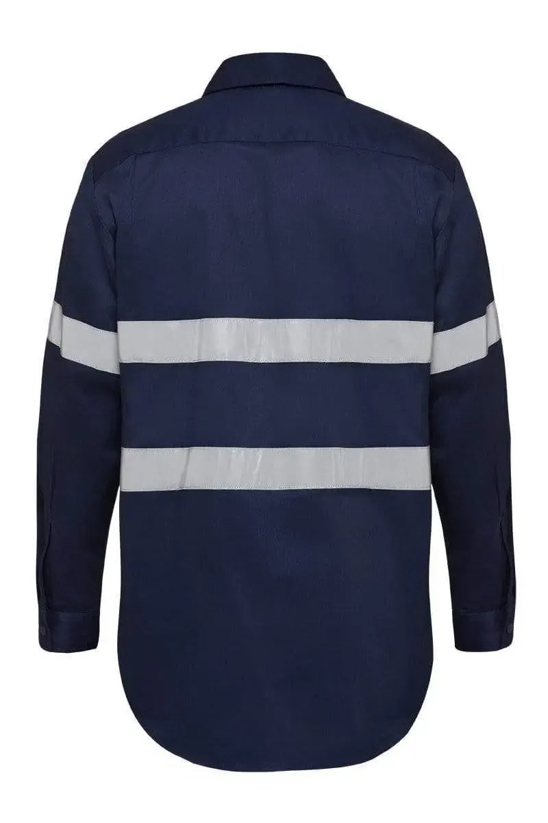 Hard Yakka Taped Long Sleeve Cotton Drill Shirt Y07227