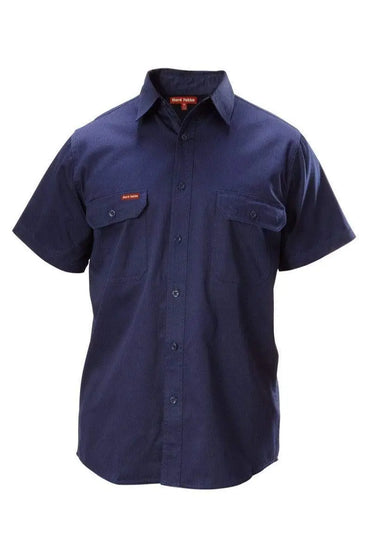 Hard Yakka Short Sleeve Cotton Drill Work Shirt Y07510 Metro Workwear.