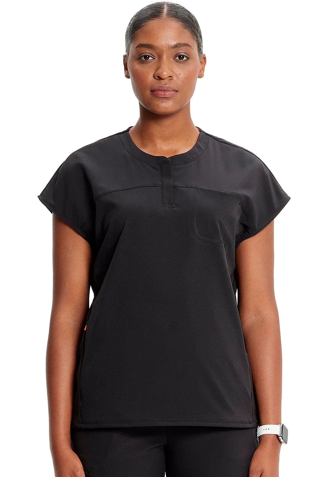 Cherokee Infinity GNR8 Henley Women's Scrub Top IN622A Metro Workwear.