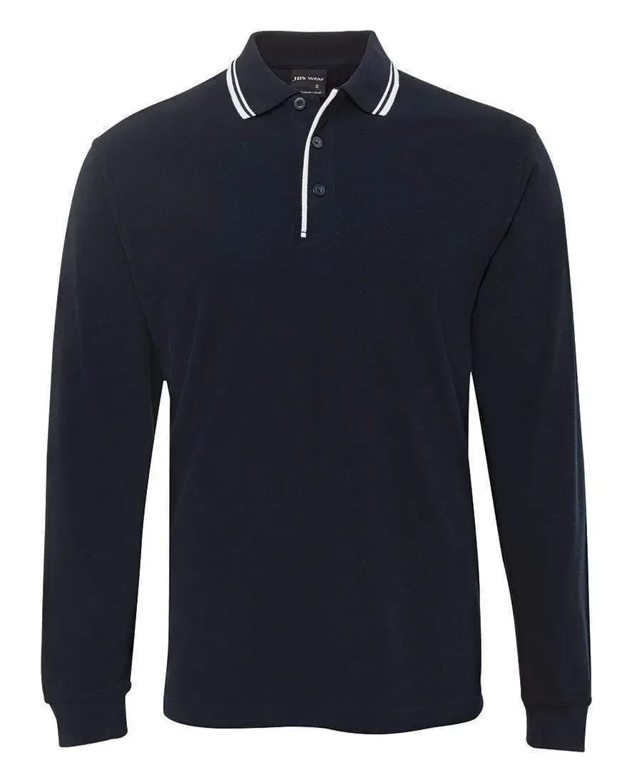JB'S Long Sleeve Contrast Polo 210XC
