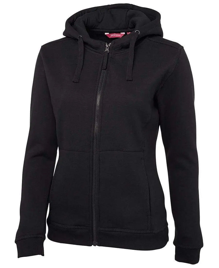 Jb's Ladies full zip fleecy hoodie 3HJ1 Metro Workwear.