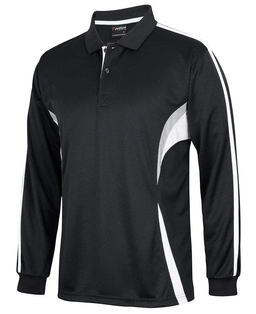 JB'S podium long sleeve cool polo 7CLP Metro Workwear.