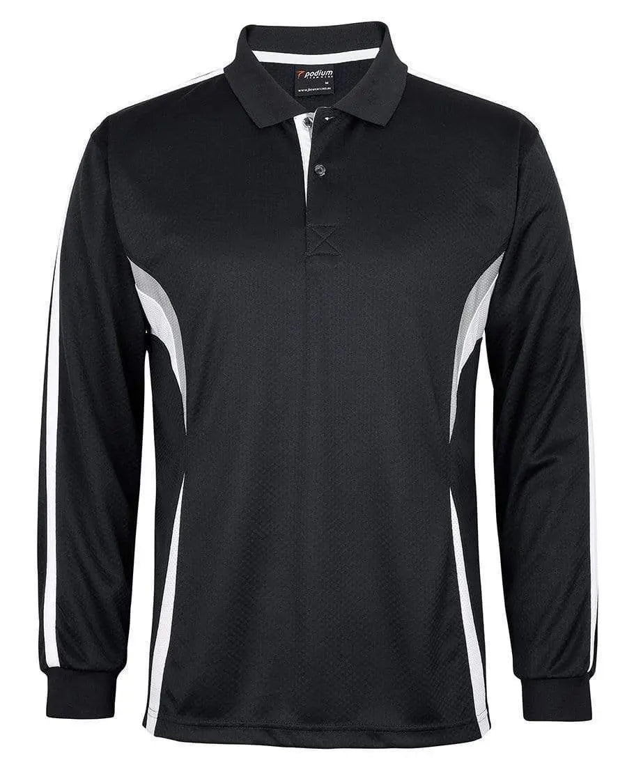 JB'S podium long sleeve cool polo 7CLP Metro Workwear.
