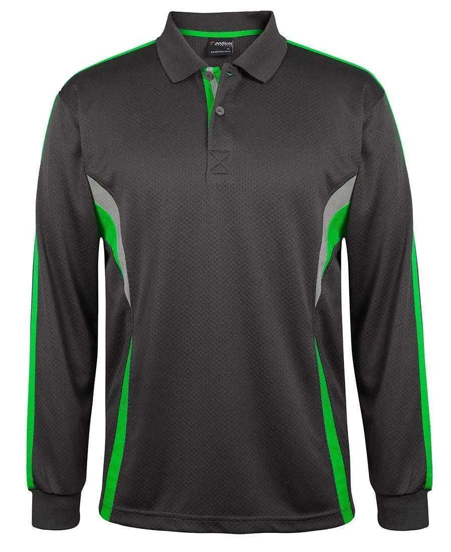 JB'S podium long sleeve cool polo 7CLP Metro Workwear.