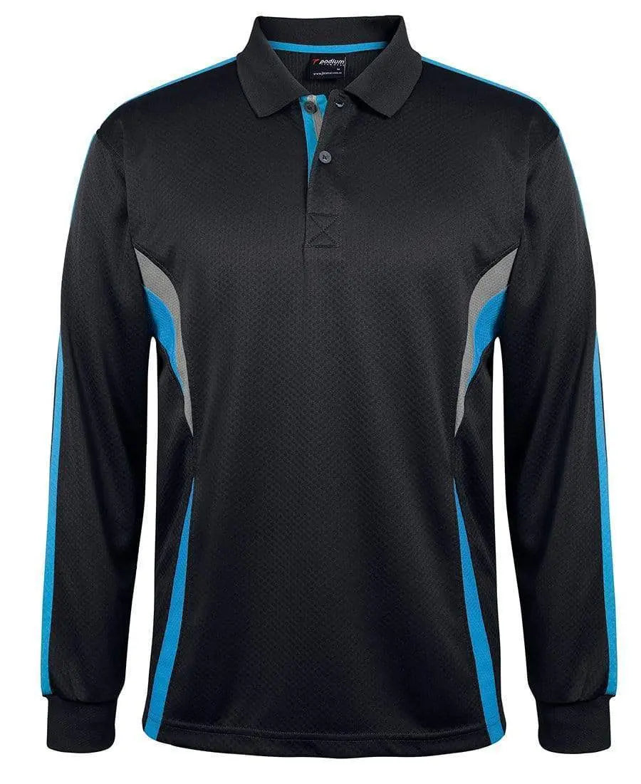 JB'S podium long sleeve cool polo 7CLP Metro Workwear.