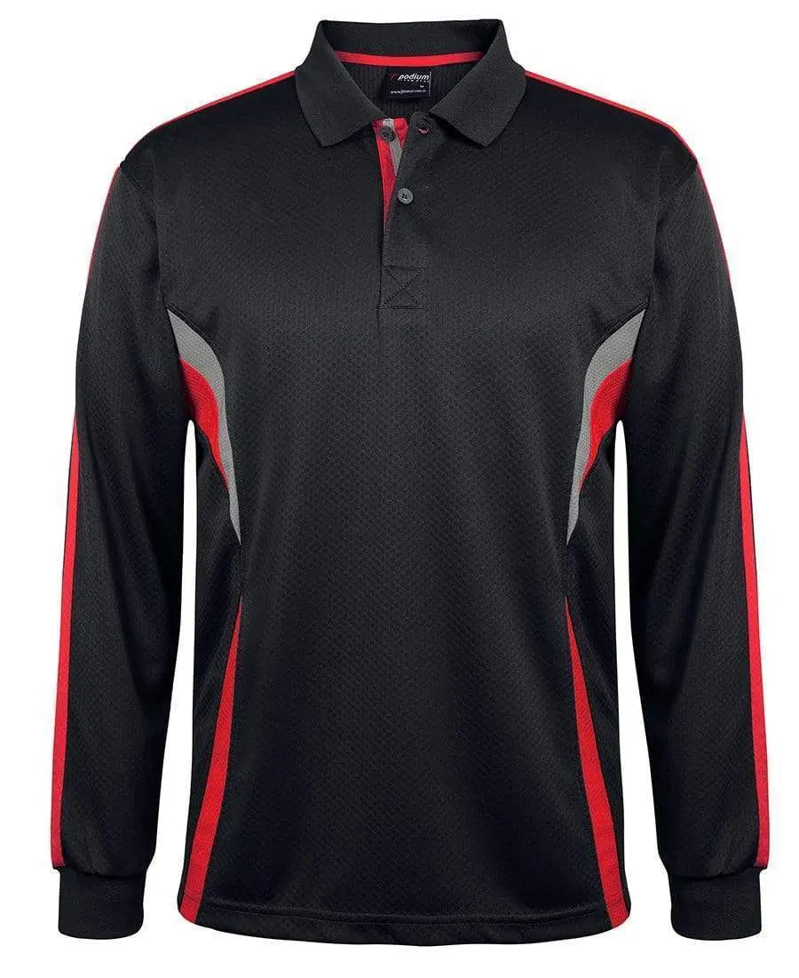 JB'S podium long sleeve cool polo 7CLP Metro Workwear.