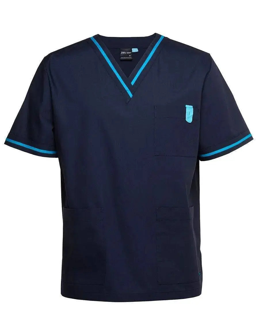 JB'S Contrast Scrubs Top 4SCT