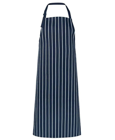JB'S Bib Striped Apron Without Pocket 5BSNP Metro Workwear.