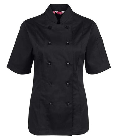JB'S Women’s Short Sleeve Chef's Jacket 5CJ21 Metro Workwear.