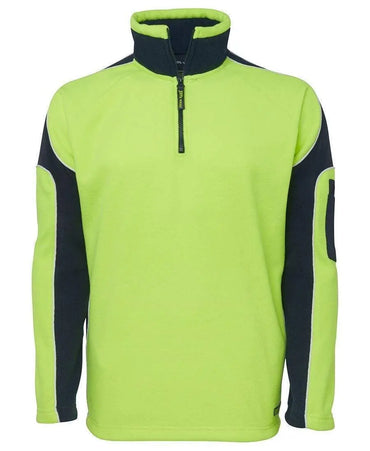 JB'S Hi-Vis Arm Panel Polar Sweat 6H4AP Metro Workwear.