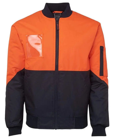 JB'S Hi-Vis Flying Jacket 6HVFJ Metro Workwear.
