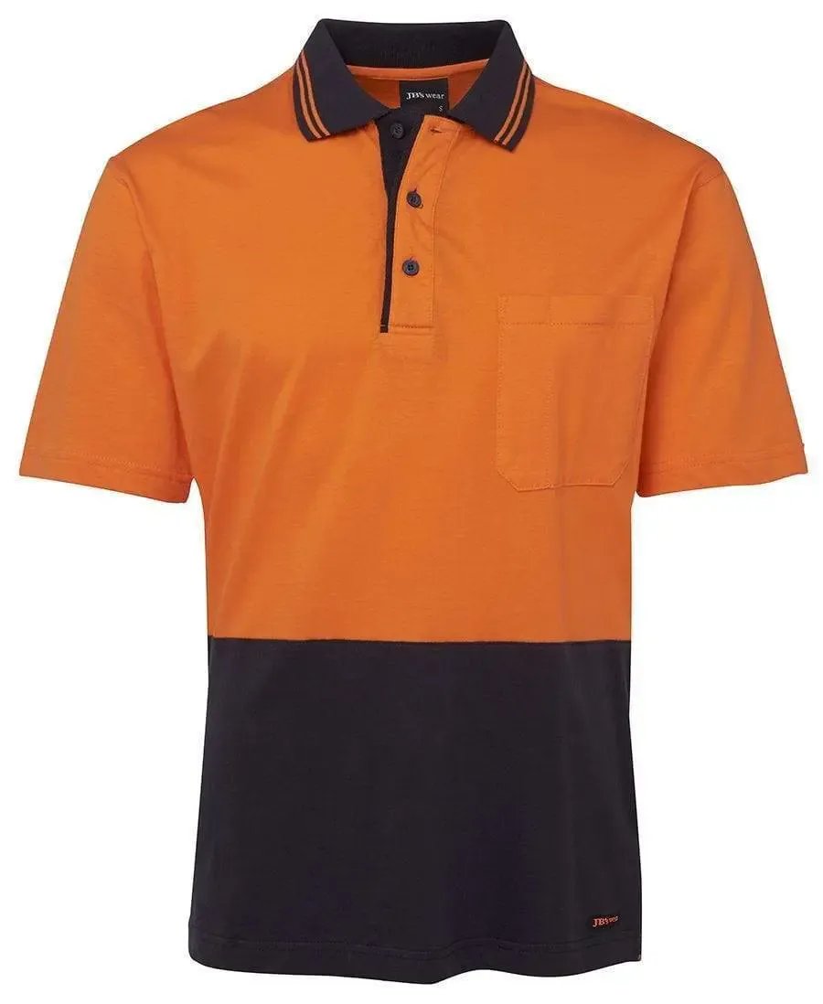 JB'S Hi-Vis Short Sleeve Cotton Polo 6CPHV