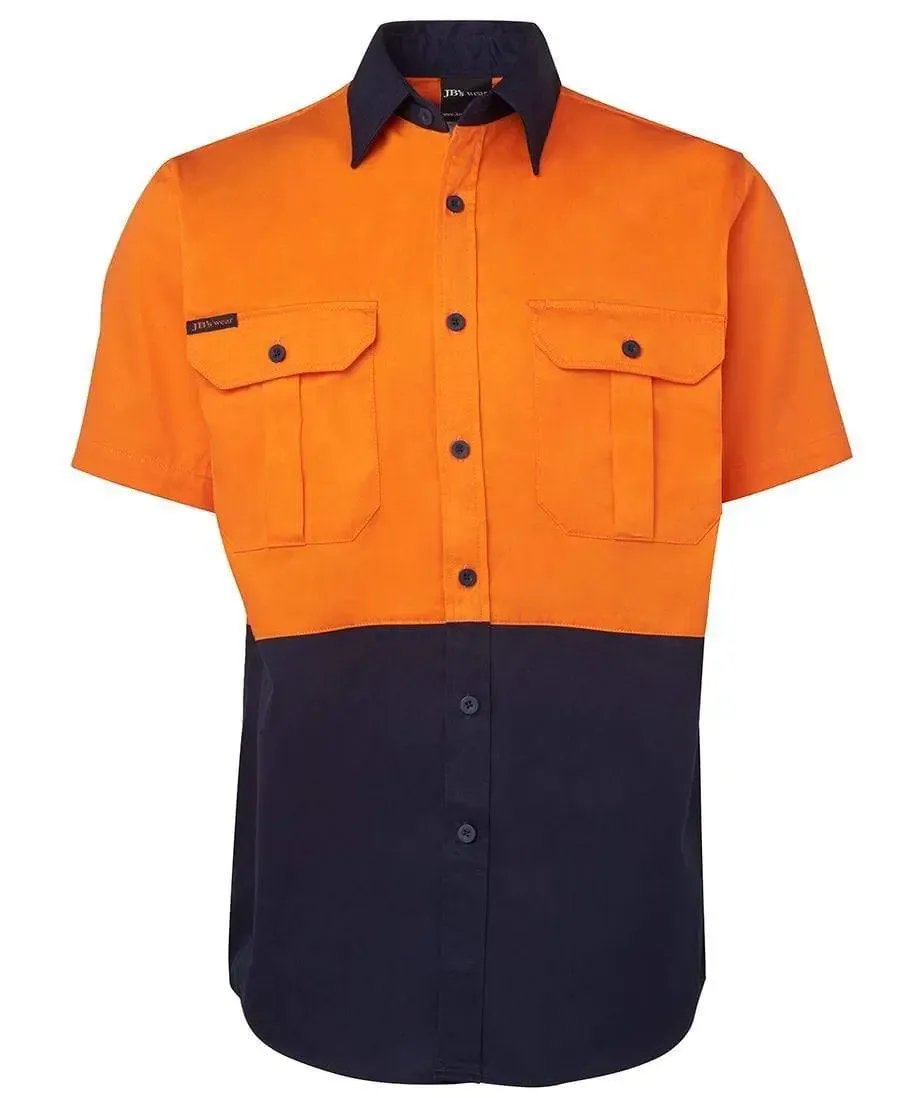 Jb's Short Sleeve Hi Vis Workwear Shirt 6HWS