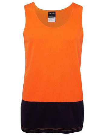 JB'S Hi-Vis Traditional Singlet 6HTS Metro Workwear.