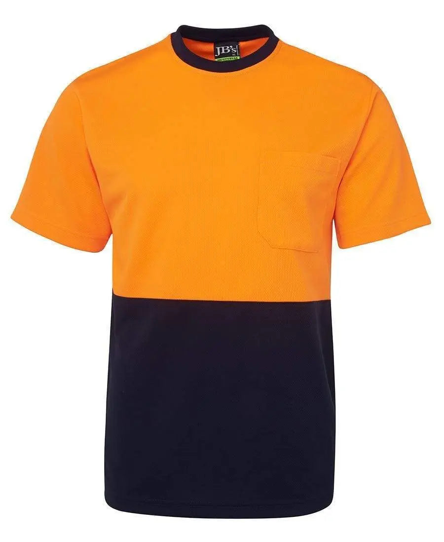 JB'S Hi-Vis Traditional T-Shirt 6HVT Metro Workwear.