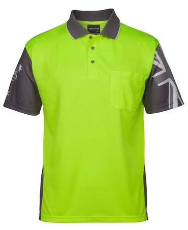 Jb's Southern Cross Hi-Vis polo 6HSC Metro Workwear.