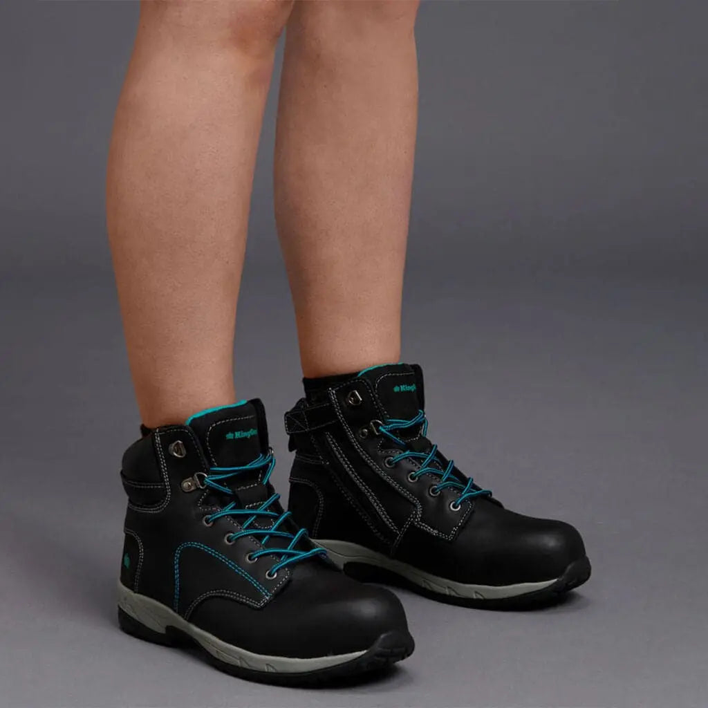 KingGee Women's Tradie Zip Boot K27360 Metro Workwear.