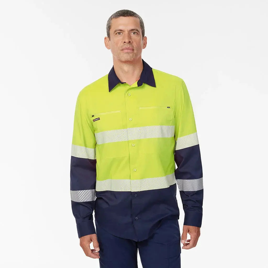 KingGee Drycool Hi Vis Taped Shirt K54037