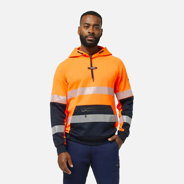KingGee Hi Vis Water Repellent Taped Hoodie K55013