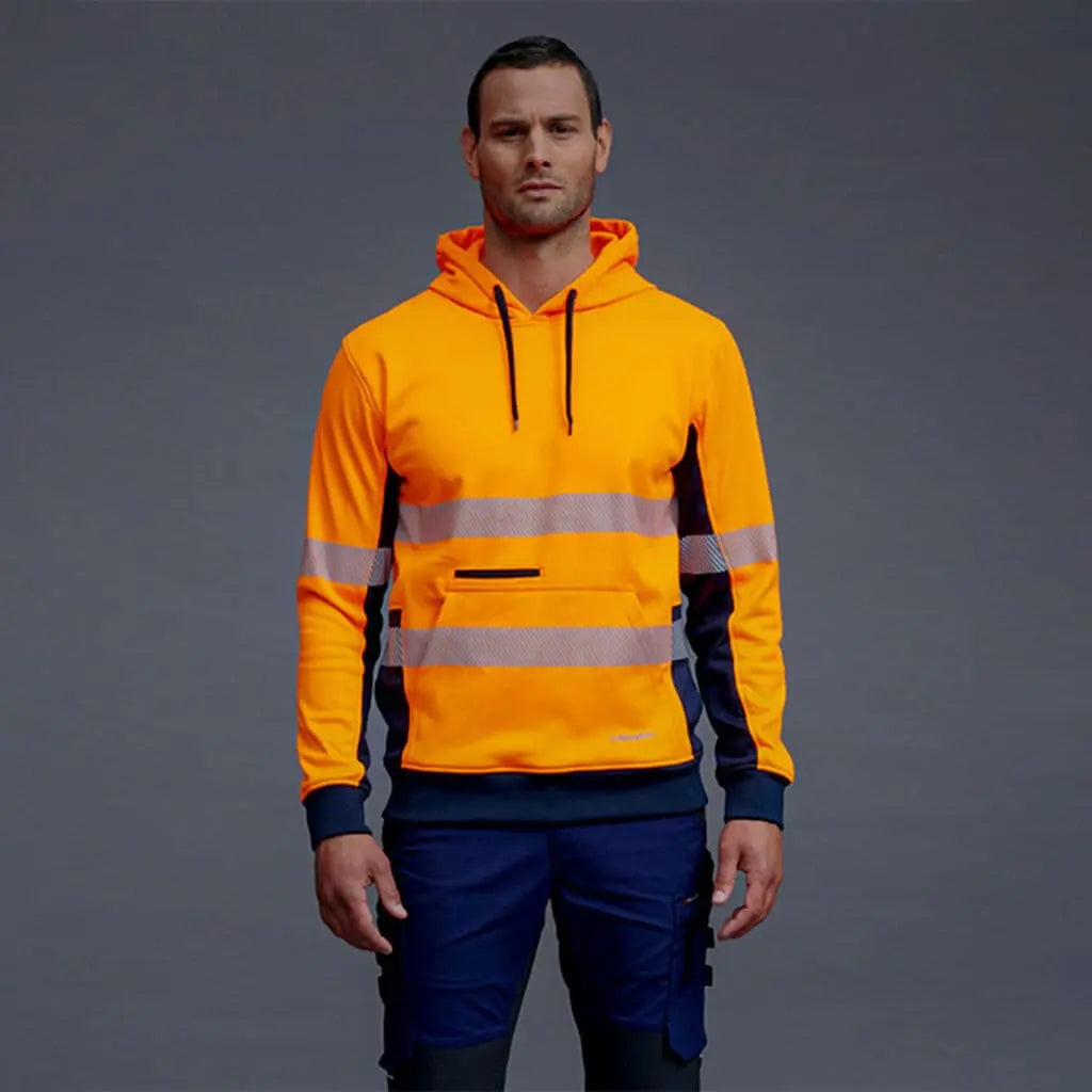 KingGee Hi Vis Reflective Pull Over Hoodie  K55054 Metro Workwear.