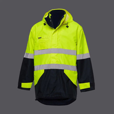 KingGee 4 In 1 Waterproof Wet Weather Jacket K55300 Metro Workwear.