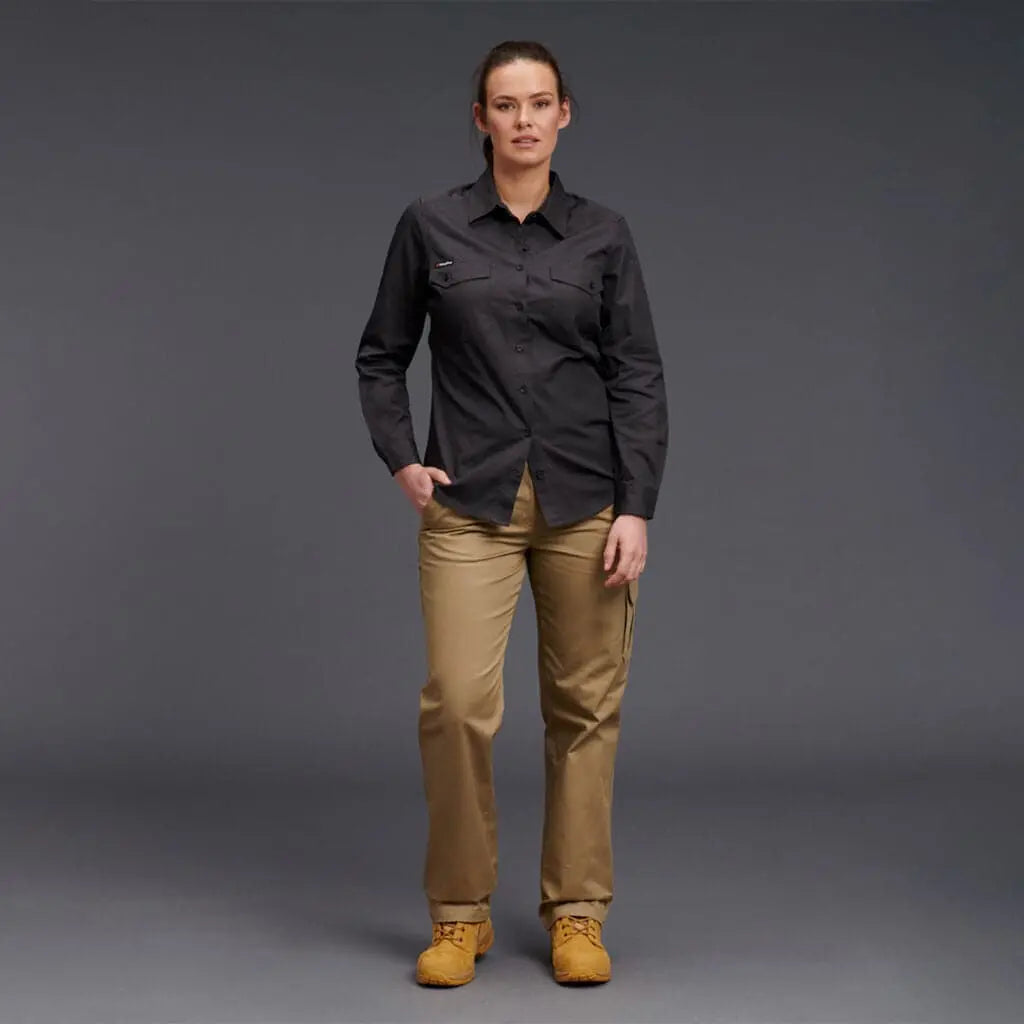 KingGee Women's Workcool 2 Shirt Long Sleeve K69880 Metro Workwear.