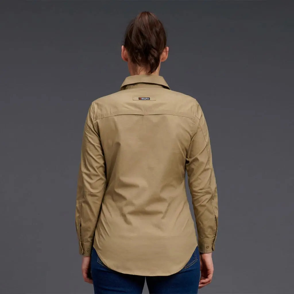 KingGee Women's Workcool 2 Shirt Long Sleeve K69880 Metro Workwear.