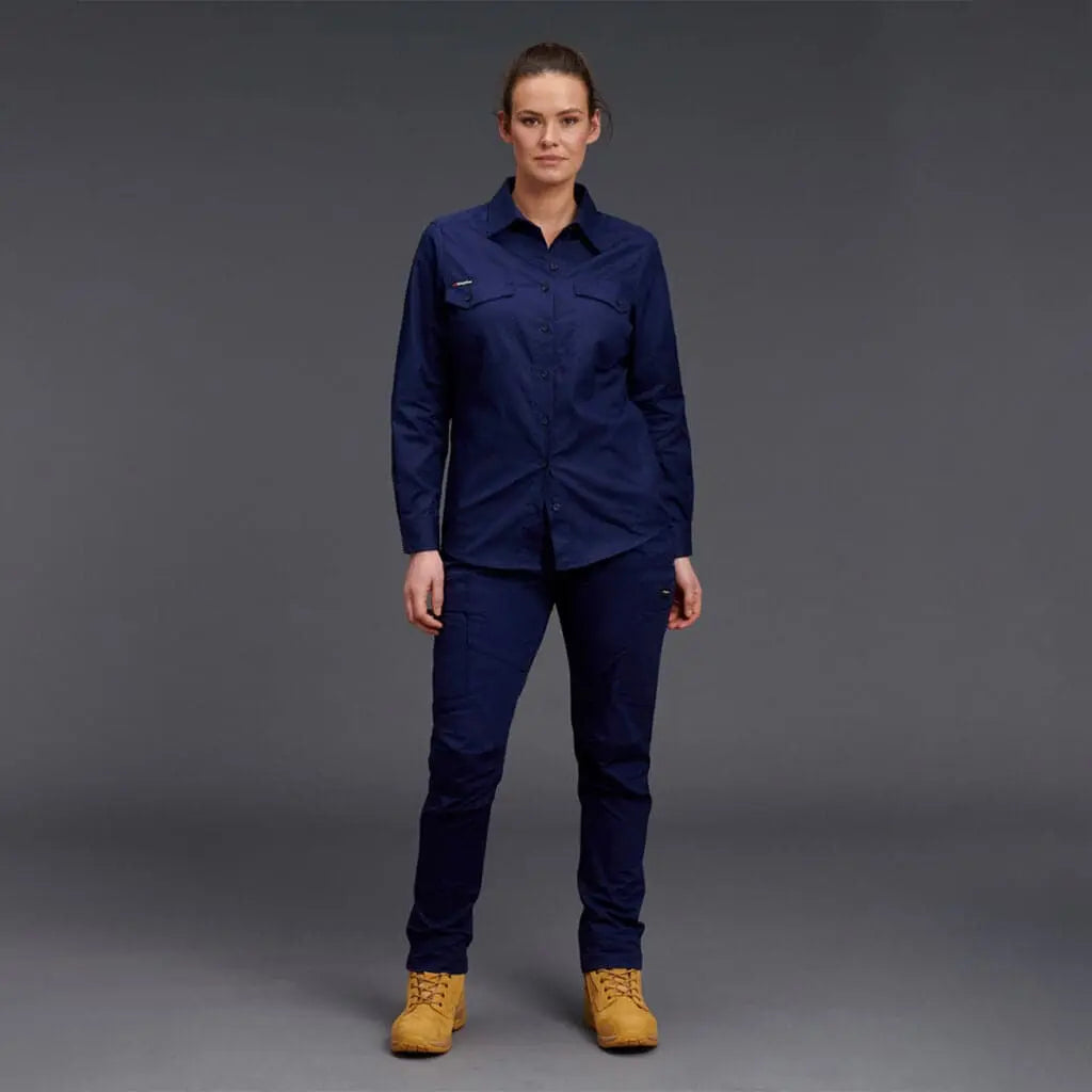KingGee Women's Workcool 2 Shirt Long Sleeve K69880 Metro Workwear.