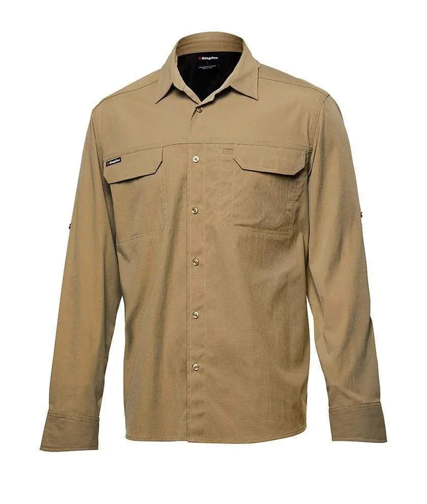 KingGee Drycool Long Sleeve Work Shirt K14023 Metro Workwear.