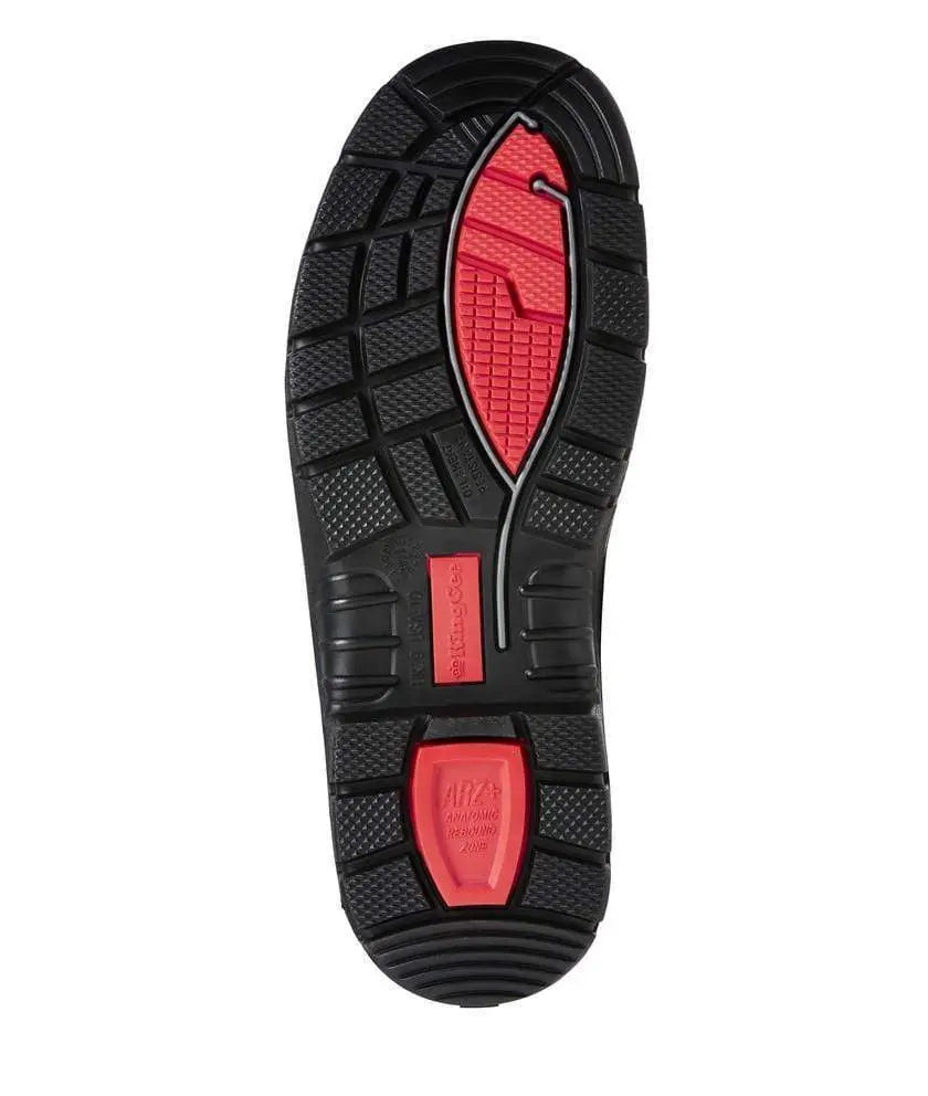 KingGee Phoenix 6CZ EH Side Zip Black Work Boot K27985 Metro Workwear.