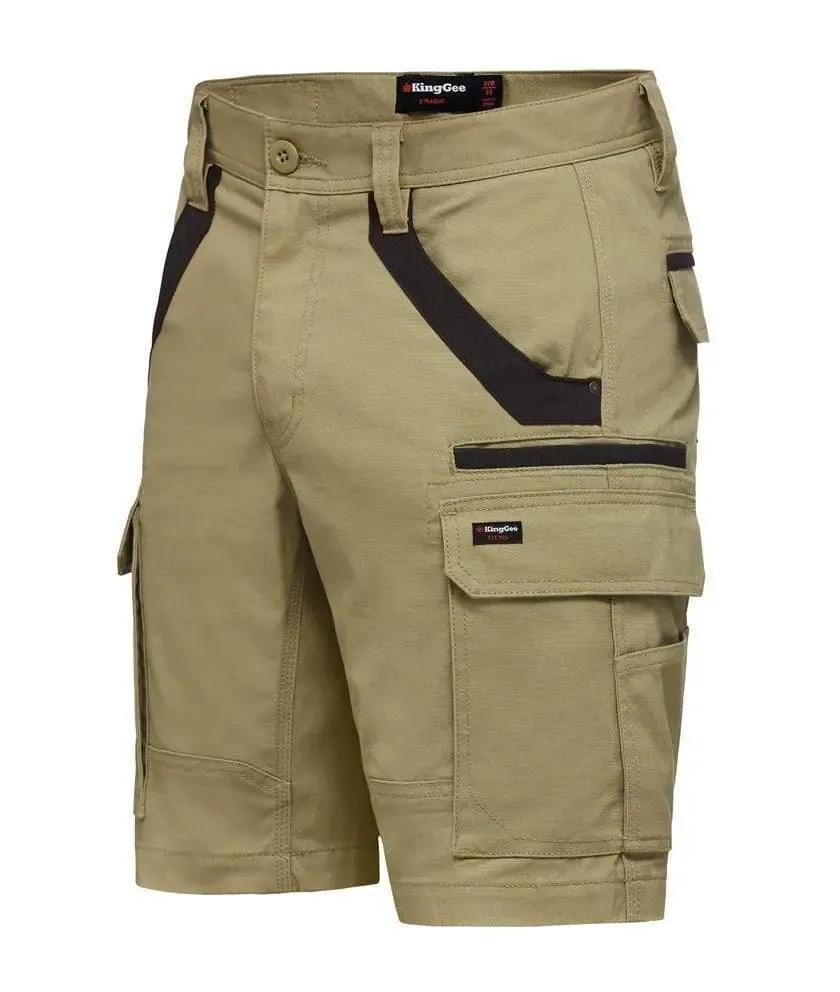 KingGee Tradies Utility Cargo Short K69870 in Khaki
