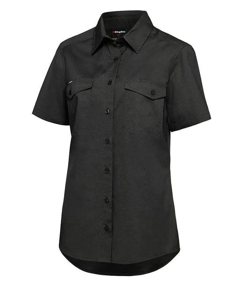 KingGee Womens Workcool 2 Short Sleeve Work Shirt K44205 Metro Workwear.