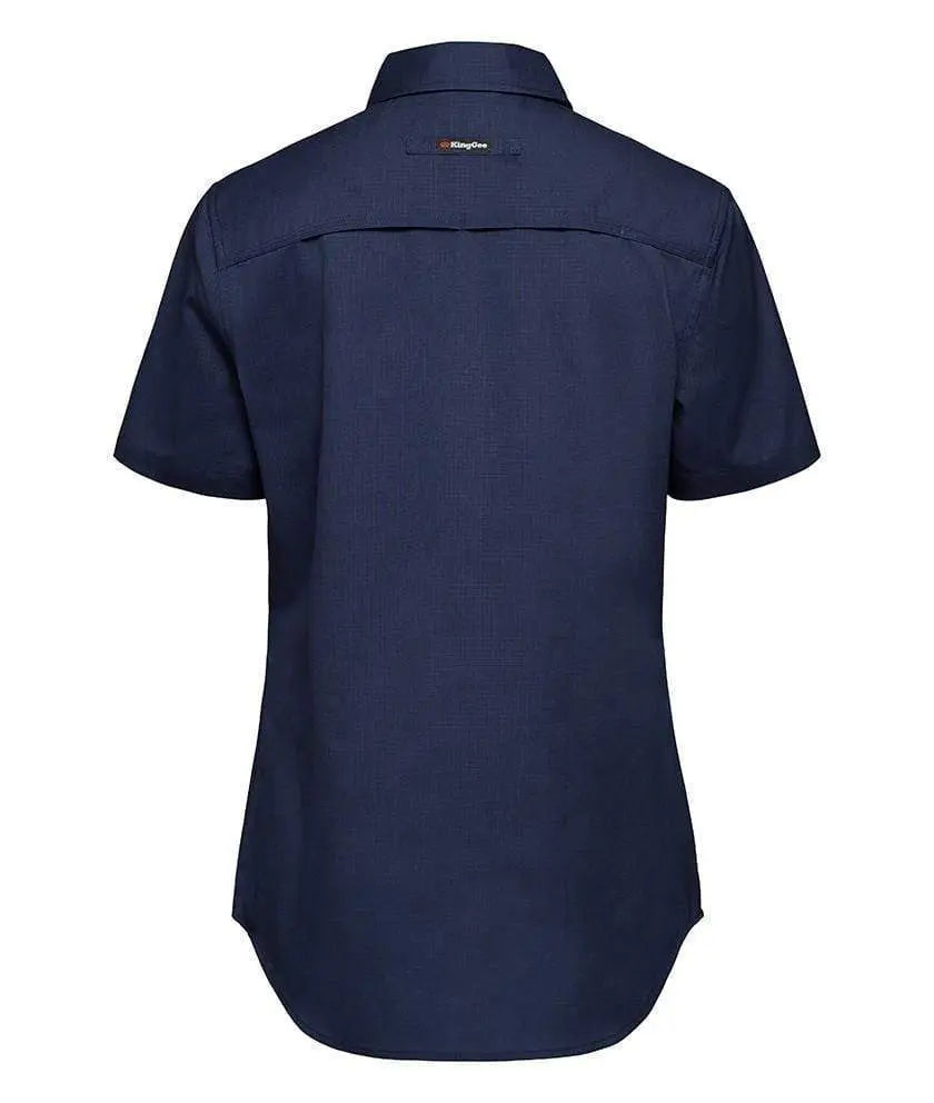 KingGee Womens Workcool 2 Short Sleeve Work Shirt K44205 Metro Workwear.