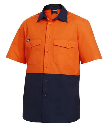 KingGee Workcool 2 Spliced Short Sleeve Work Shirt K54875 Metro Workwear.