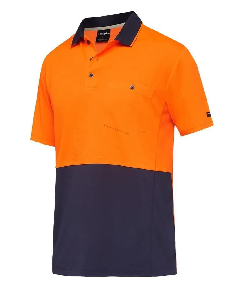 KingGee Workcool Hyperfreeze Spliced Polo Shirt K54205 Metro Workwear.