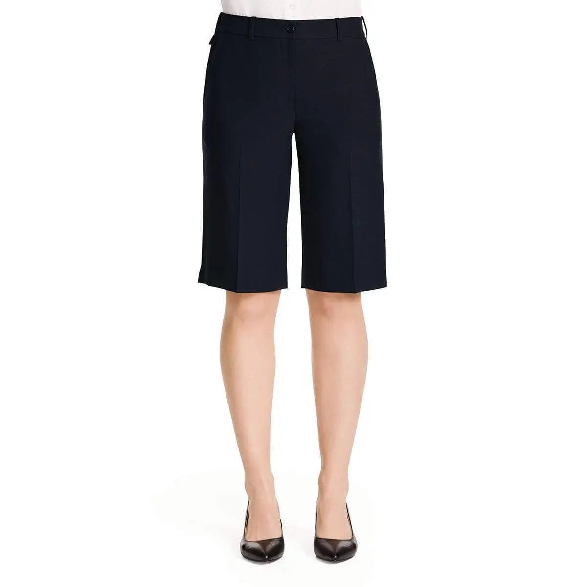 NNT Women's Elastic Waist Short CAT3NX in Navy