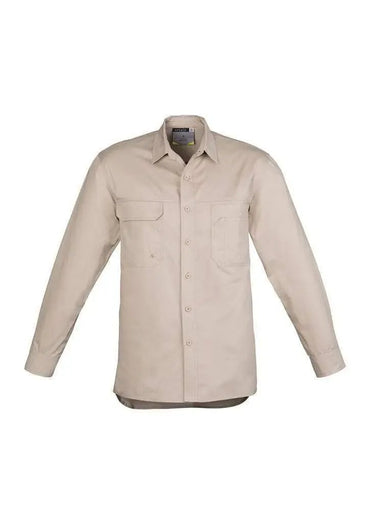SYZMIK Men’s Lightweight Long Sleeve Tradie Shirt ZW121
