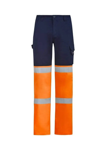 SYZMIK mens bio motion hi vis taped pant zp980 Metro Workwear.