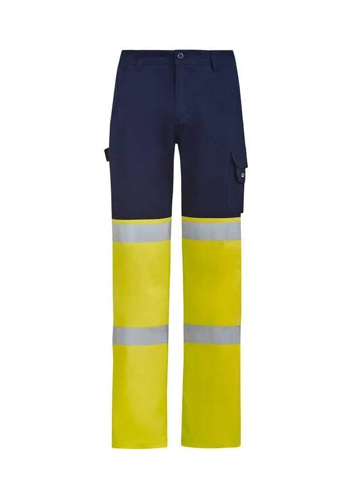 SYZMIK mens bio motion hi vis taped pant zp980 Metro Workwear.
