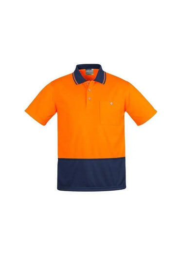 SYZMIK mens comfort back s/s polo zh415 Metro Workwear.
