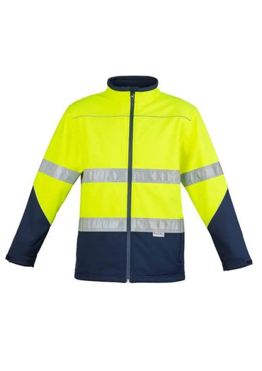 SYZMIK Unisex Hi Vis Soft Shell Jacket ZJ353 Metro Workwear.
